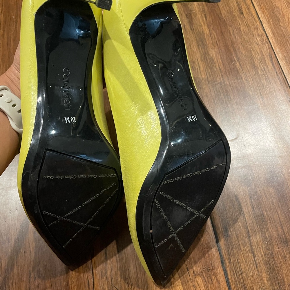 Calvin Klein Neon Stilleto Heels - Picture 4 of 7